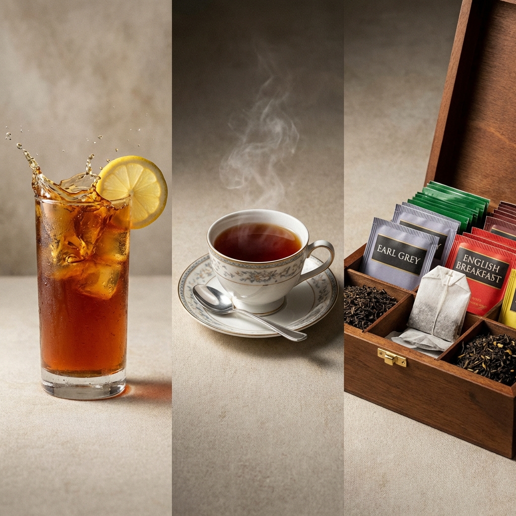 Black Tea Applications Collage